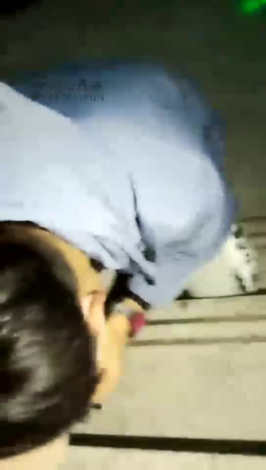 楼道里 玩第一次被调的素人