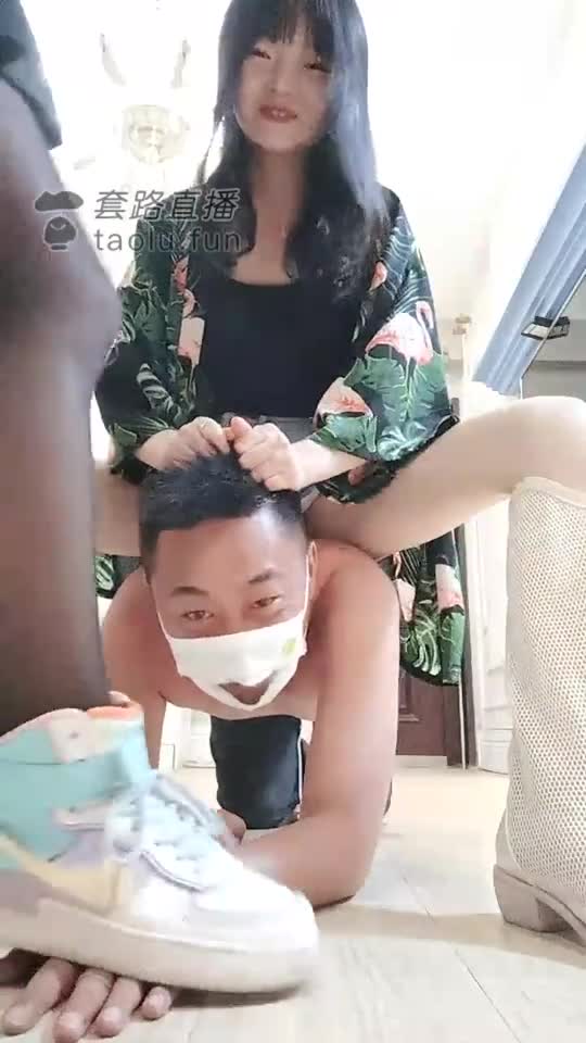教素人学妹调狗