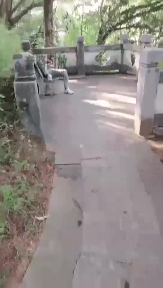 户外公园开发素人前男友刺激