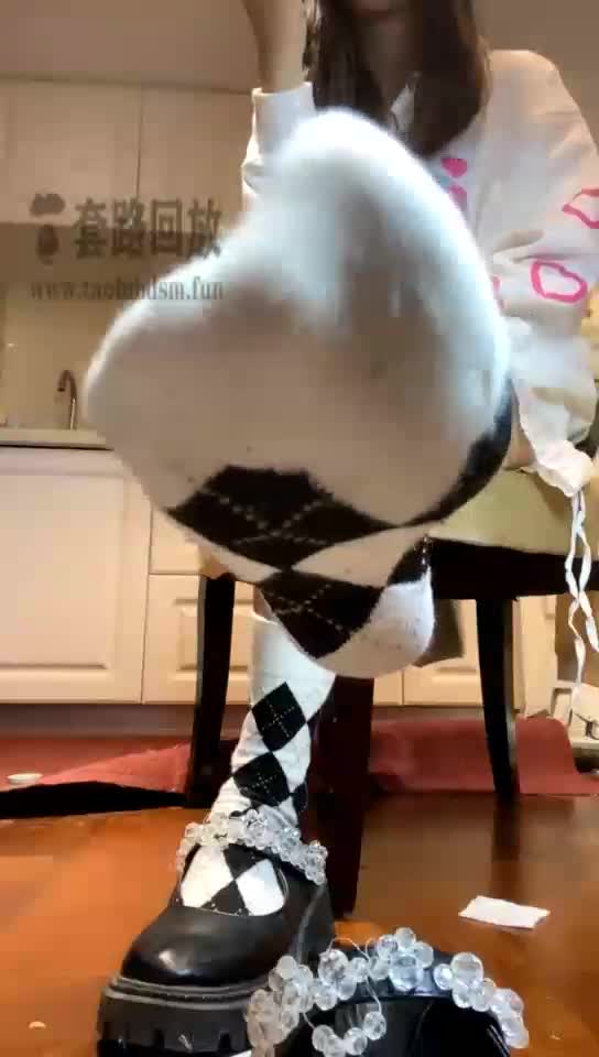 第一视角 卫衣校园袜小皮鞋