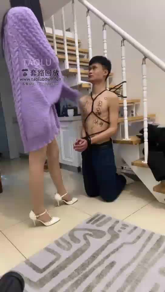捆绑 圣水 滴蜡 羞辱