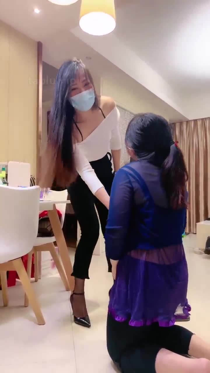 调教女奴 暴力耳光
