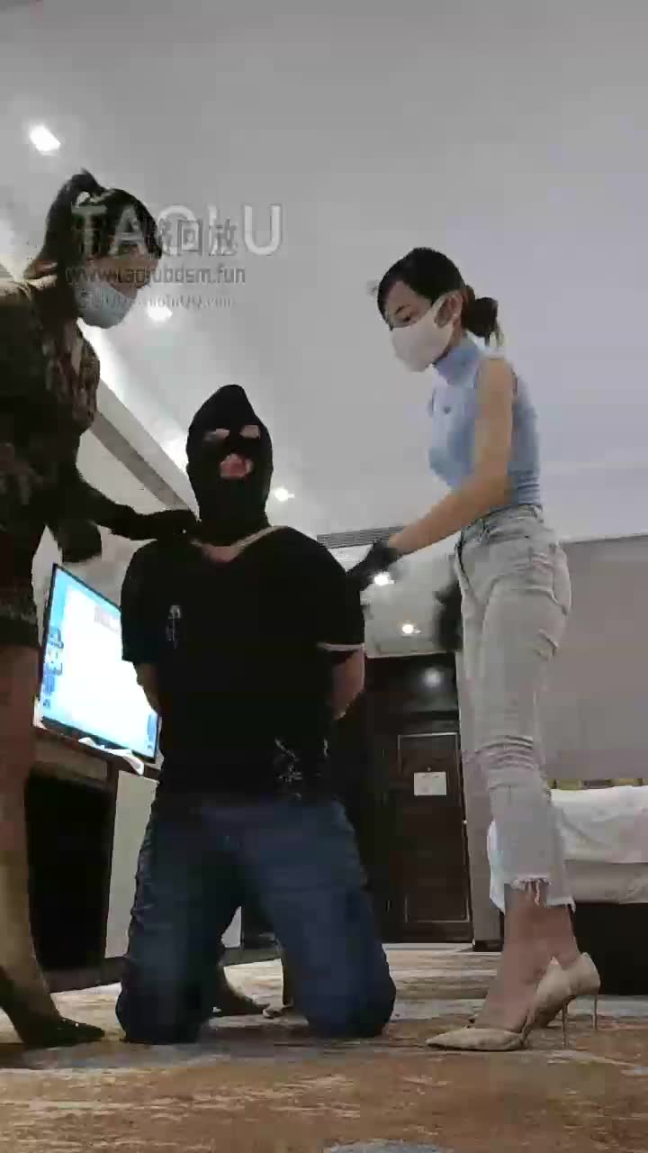 Crotch kicking, riding, slapping, nipple play, high heels, final baptism