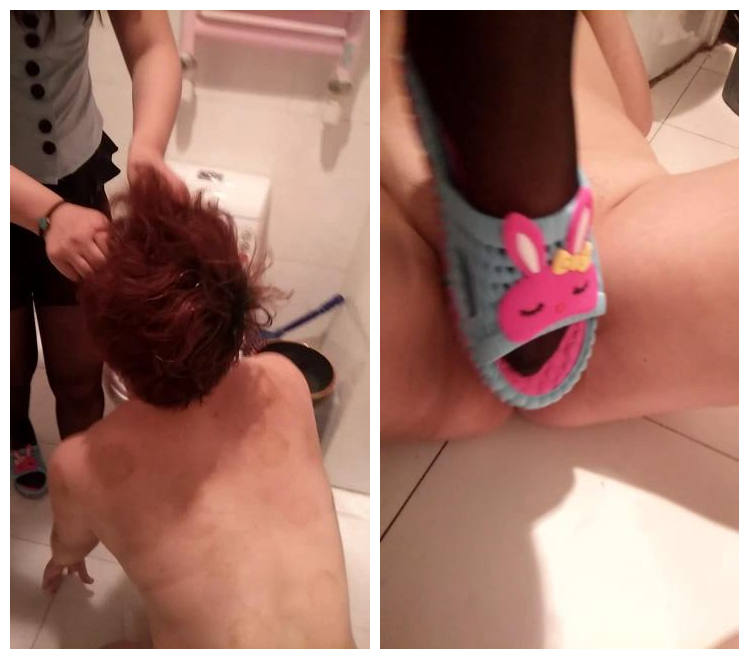 老母犬吃女S体液，踩B兴奋高潮