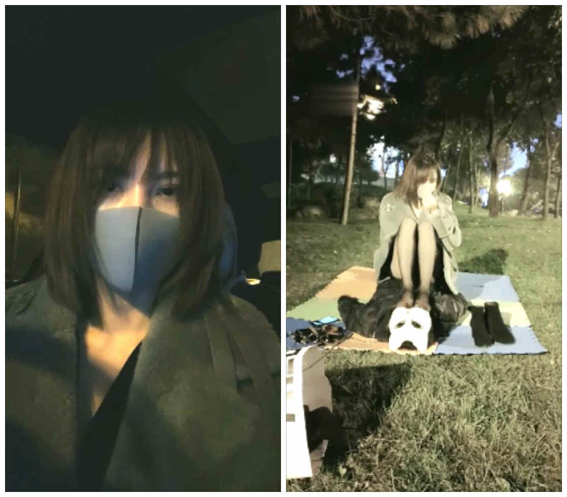 虫虫-美脚主播公园偶遇素人小哥