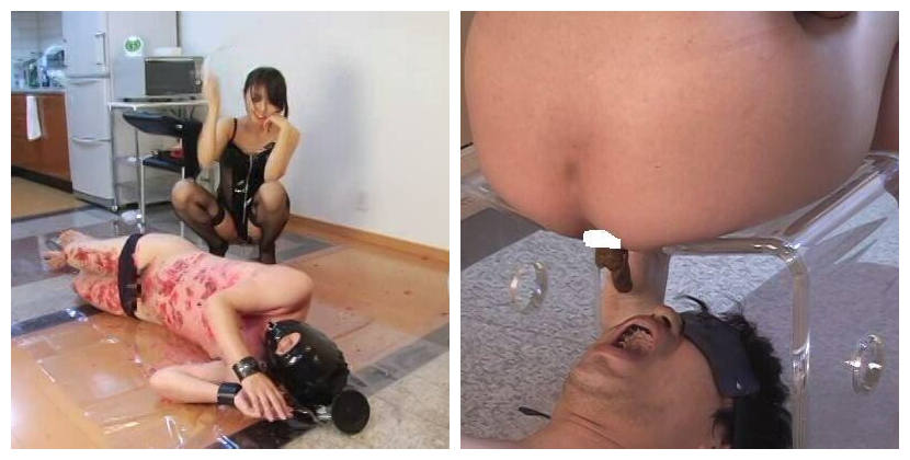 日本，绝对女神滴蜡，重口味调教厕狗黄金
