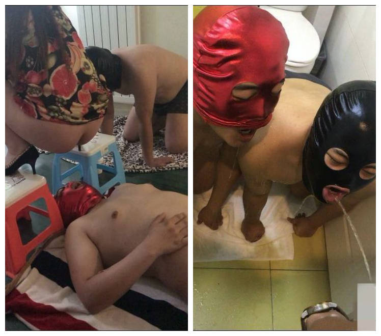 半梦-调教两狗，圣水黄金直接入口羞辱