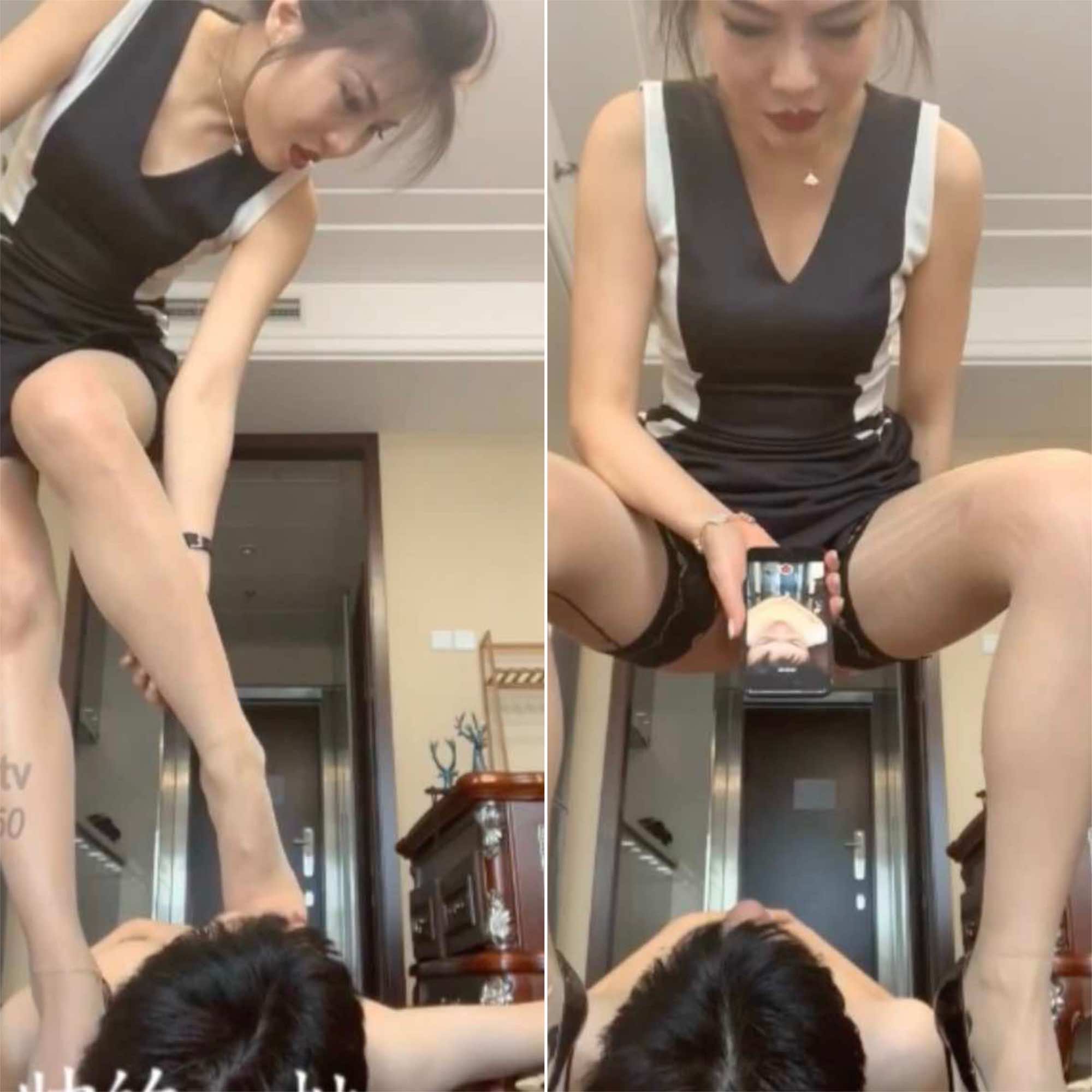 歌迪丝S极致黄金羞辱小贱狗地上的也要吃干净