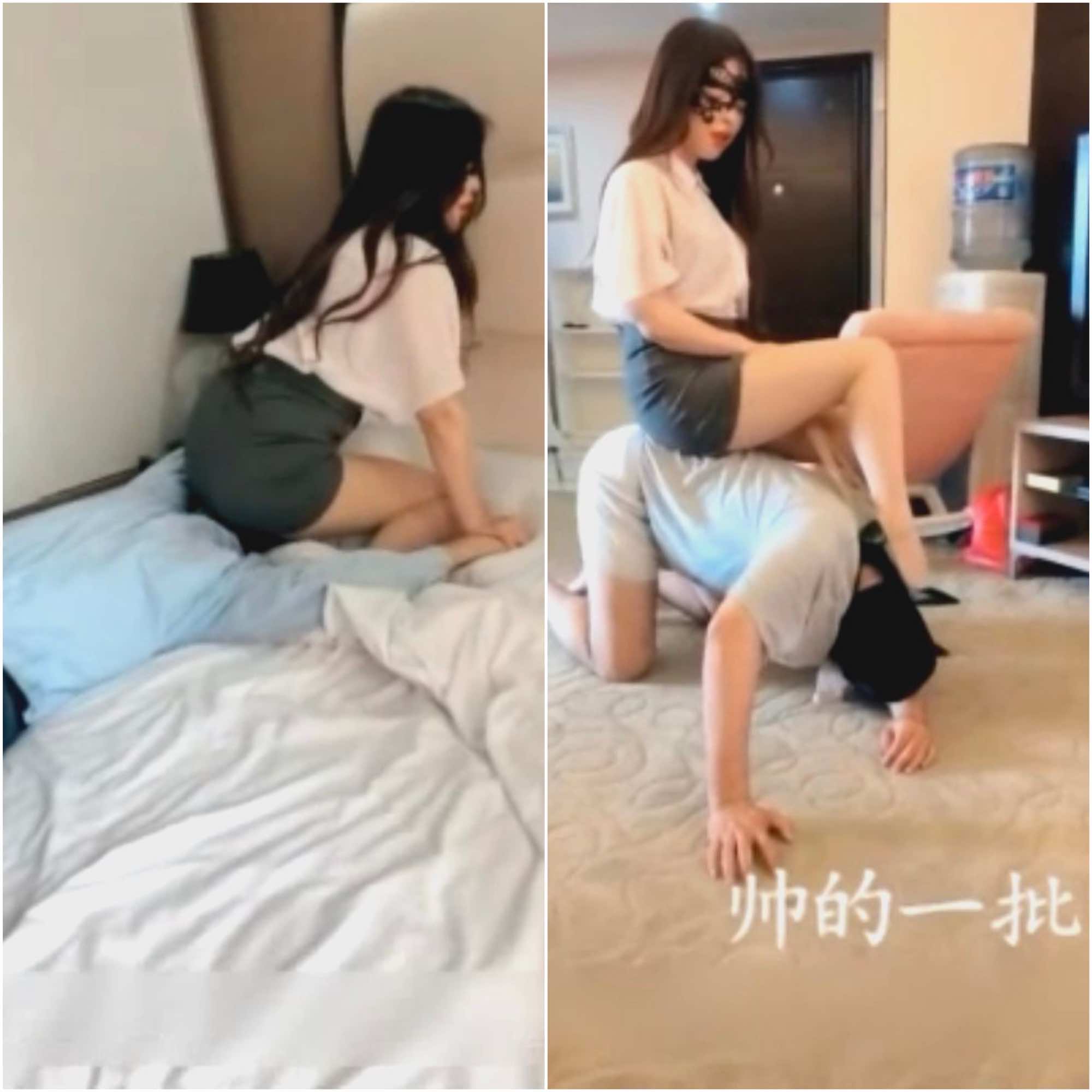 伊莎S酒店羞辱玩狗坐脸窒息