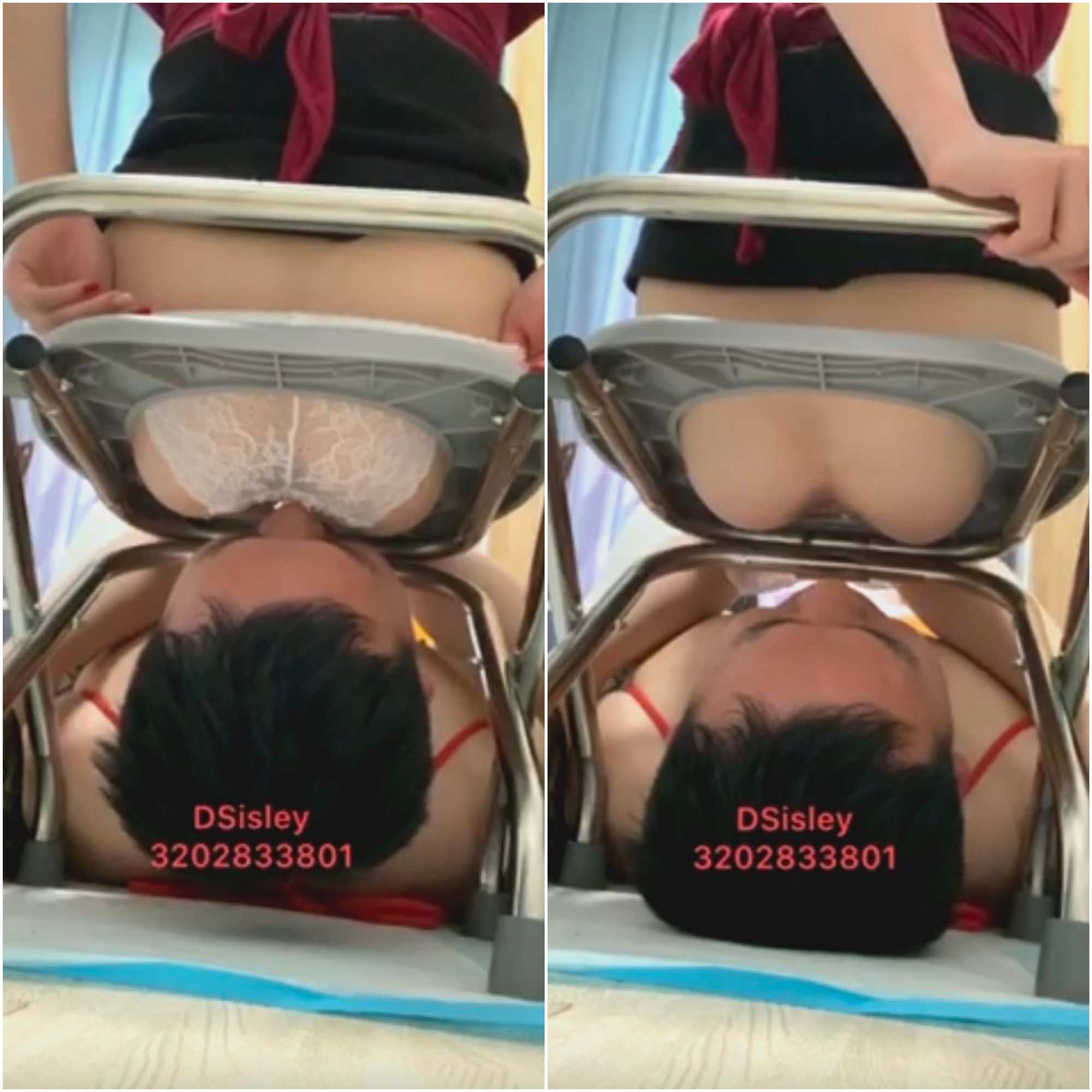 DSisley喂一只老厕奴吃黄金撸射