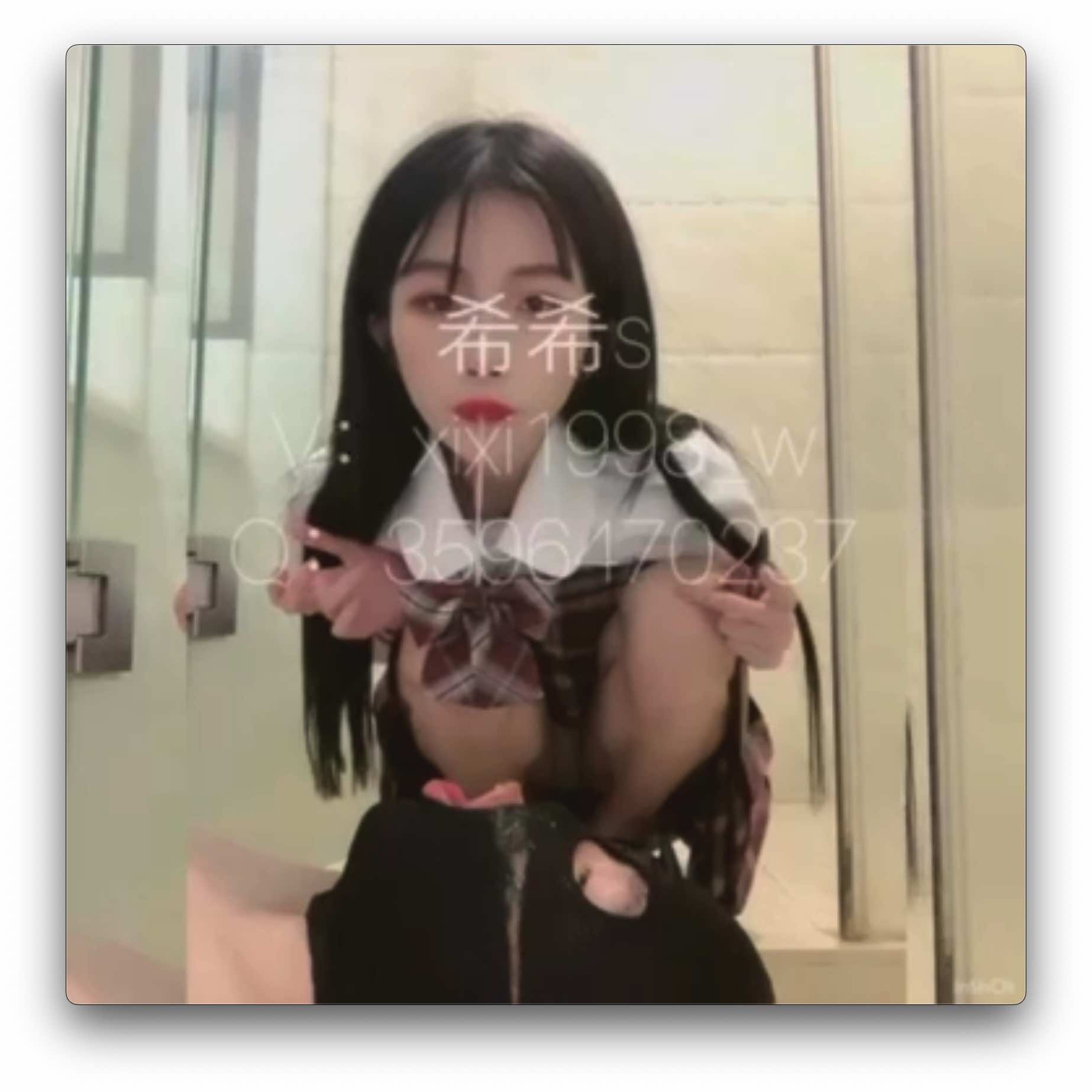 希希S卫生间黄金圣水口水饲养贱狗