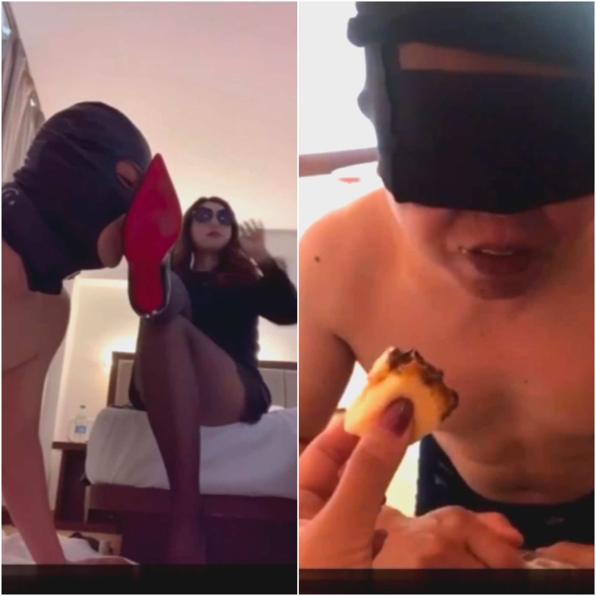 妮琦S黄金蛋糕圣水喂狗